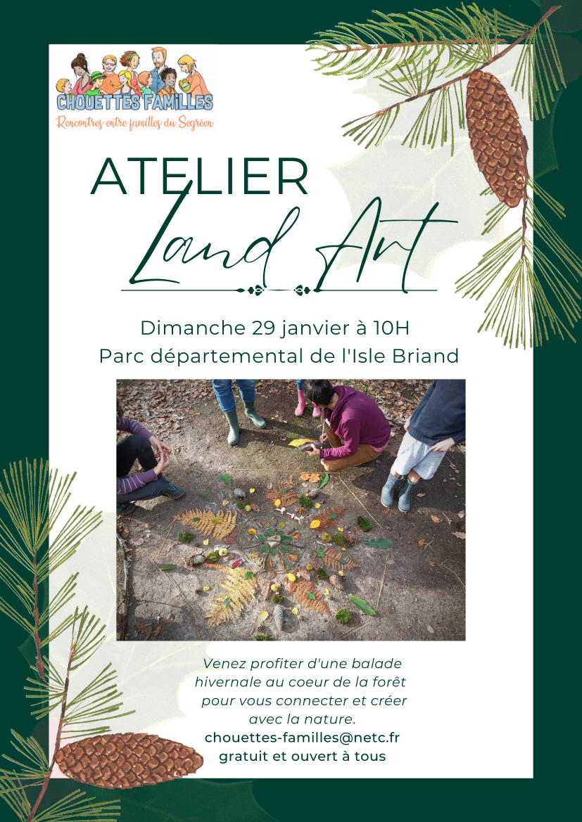 Atelier Land Art 29 janvier 2023