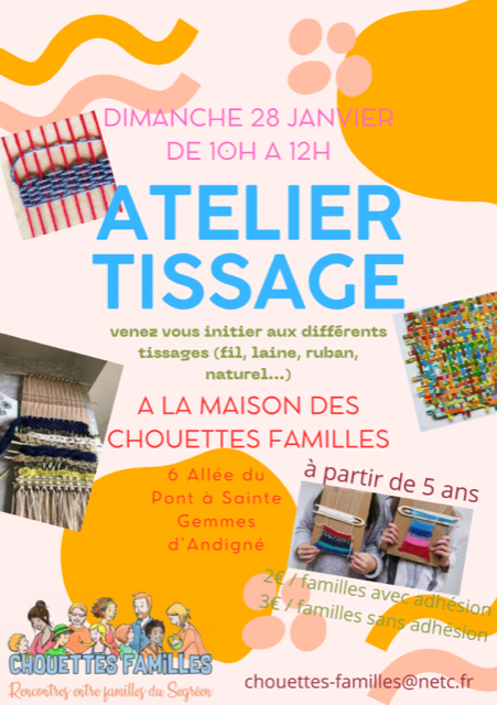 Atelier Tissage 28/01/24